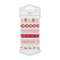 DP Craft scandi christmas zestaw tasiemek 6 x 2m