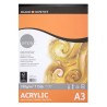 Daler Rowney acrylic paint block A3 190g 16ark