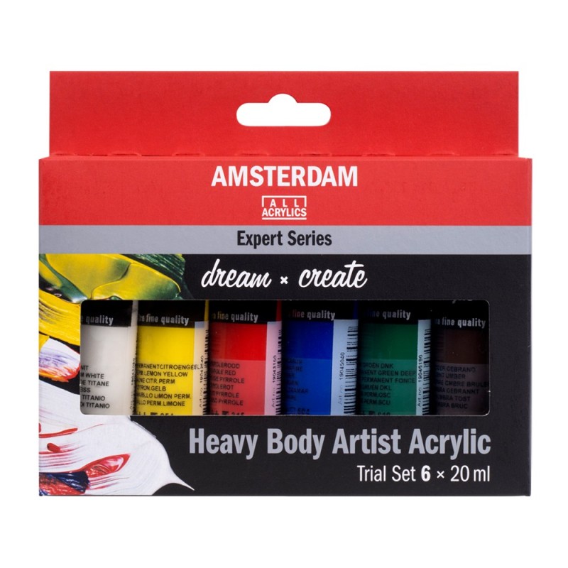Talens Amsterdam expert acrylic paint set 6x20ml