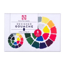 Talens designer gouache gouache set 6x16ml