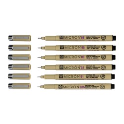 Sakura pigma micron fineliner set 4+2 free