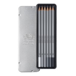 Winsor&Newton studio collection zestaw 6 grafitowych ołówków