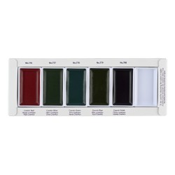 Kuretake gansai tambi granulating colors 2 set of 5 watercolors