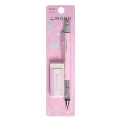 Tombow Mono Graph automatic pencil 0.5mm + eraser pastel rose