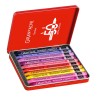 Caran d'Ache neocolor II pop wax pastels 10 pieces metal packaging
