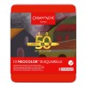 Caran d'Ache neocolor II dark wax pastels 10 pieces metal pack