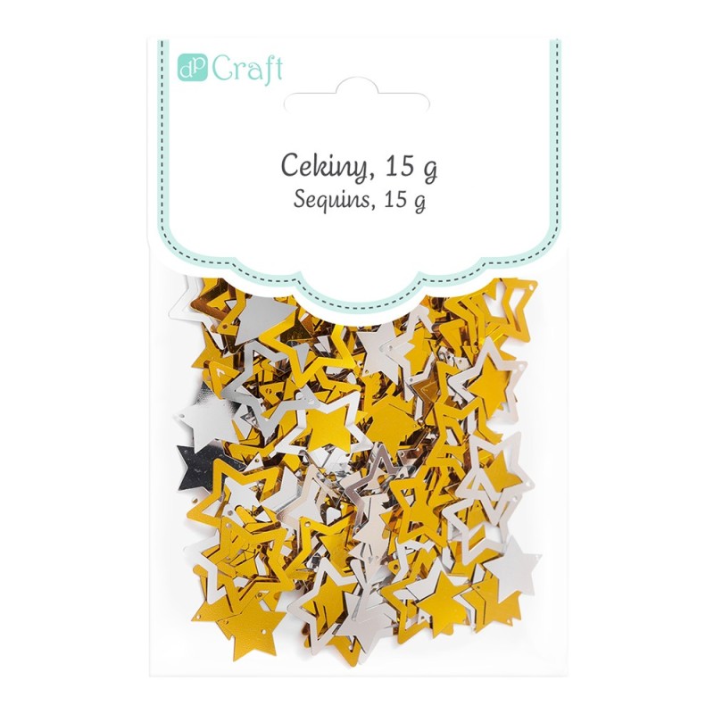 DP Craft sequins stars 15g