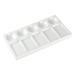 Talens rectangular plastic palette 10.5cm x 19.5cm