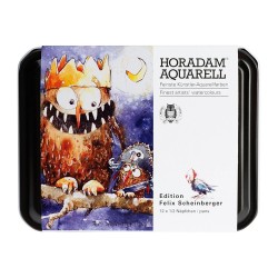 Schmincke horadam Felix Scheinberger watercolor set of 12 half-pan metal packaging