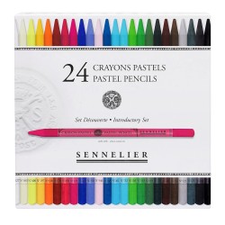 Sennelier Introductory crayons pastels set 24 pieces