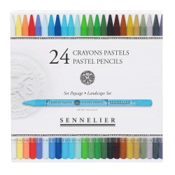 Sennelier Landscape crayons pastels set 24 pieces