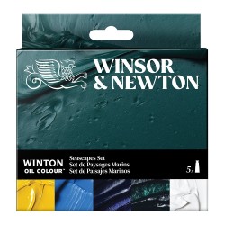 Winsor&Newton Winton Seascapes Oil Paint Set 5x37ml