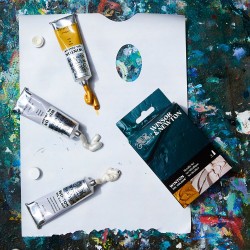 Winsor&Newton winton metallic zestaw farb olejnych 3x37ml