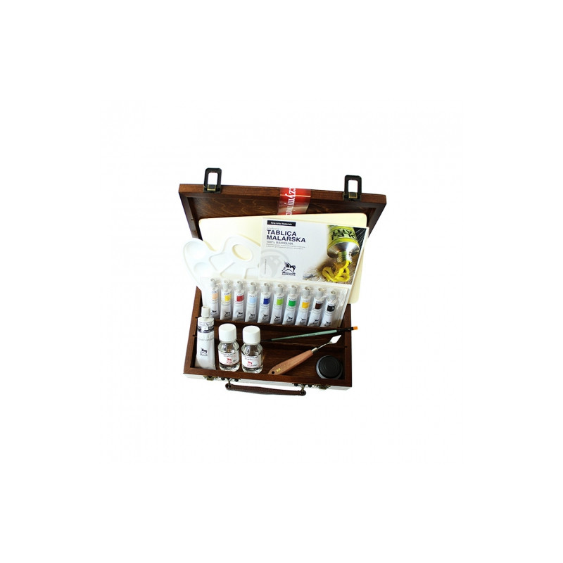 Renesans set of paints and tools colors 20ml