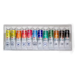 Białe Noce zestaw farb akwarelowych w tubkach 12x10ml