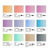 White Nights pastel watercolor paints 12 colors plastic packaging