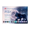 White Nights granulating watercolor paints 12 colors plastic packaging