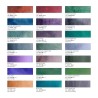 White Nights granulating watercolor paints 21 colors plastic packaging
