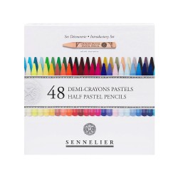 Sennelier Introductory set of half-sized dry pastels in crayons 48 ​​pieces