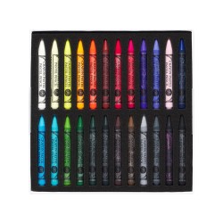 Sennelier Introductory set of half-sized dry pastels in crayons 24 ​​pieces