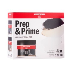 Talens Amsterdam Prep&Prime Media Set 4x120ml