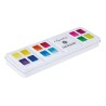 Sennelier l'aquarelle Bright colours zestaw akwareli w półkostkach 12 sztuk metalowe etui