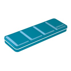 Sennelier La Petite Aquarelle zestaw akwareli w półkostkach 12 sztuk metalowe etui