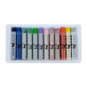 Renaissance flowers oil pastels 12 colors cardboard box - art store