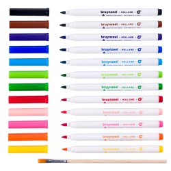 Bruynzeel water colour zestaw 12 pisaków+ pędzelek