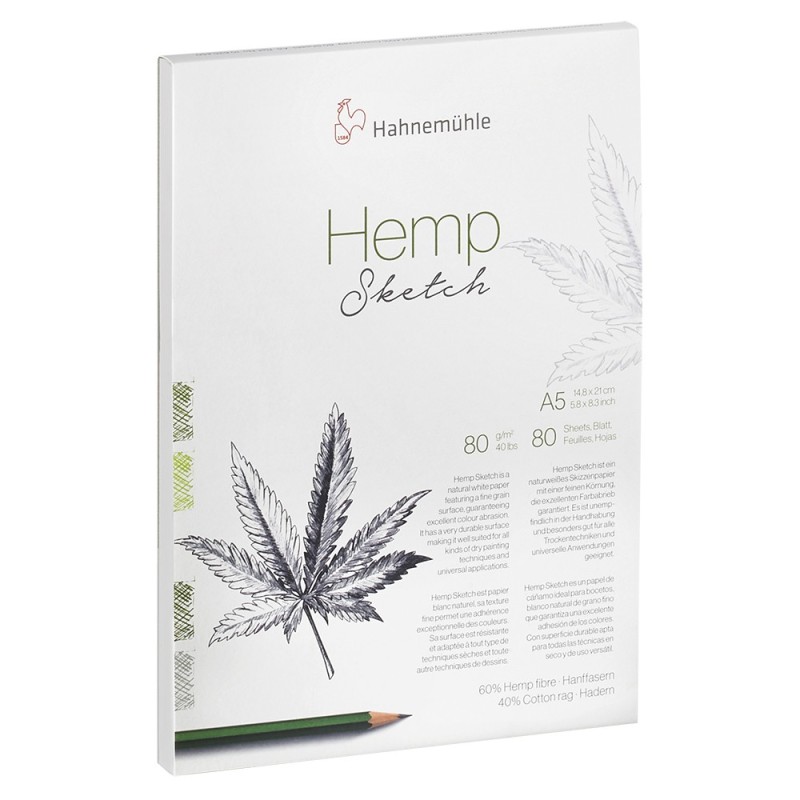 Hahnemuhle Hemp Sketchbook 80g 80 sheets