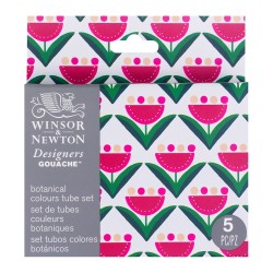 Winsor&Newton Designers Gouache Botanical set 5x14 ml