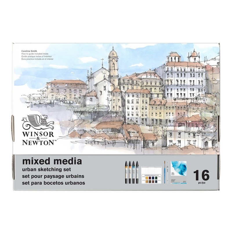 Winsor&Newton mixed media urban sketching set 16 pcs