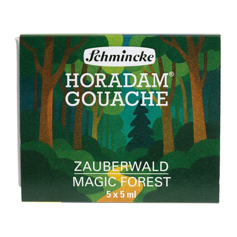 Schmincke horadam magic forest zestaw gwaszy 5x5ml