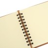 Maruman Croquis kieszonkowy szkicownik na spirali kremowy 11,3x16,5cm 60g 80 arkuszy