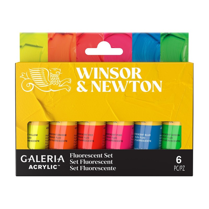 Winsor&Newton galeria acrylic fluorescent set 6x20 ml