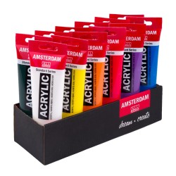 Talens amsterdam zestaw farb akrylowych 12x120ml
