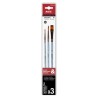 Artix set of 3 different synthetic brushes