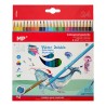 MP water soluble zestaw 24 kredek akwarelowych + pędzelek