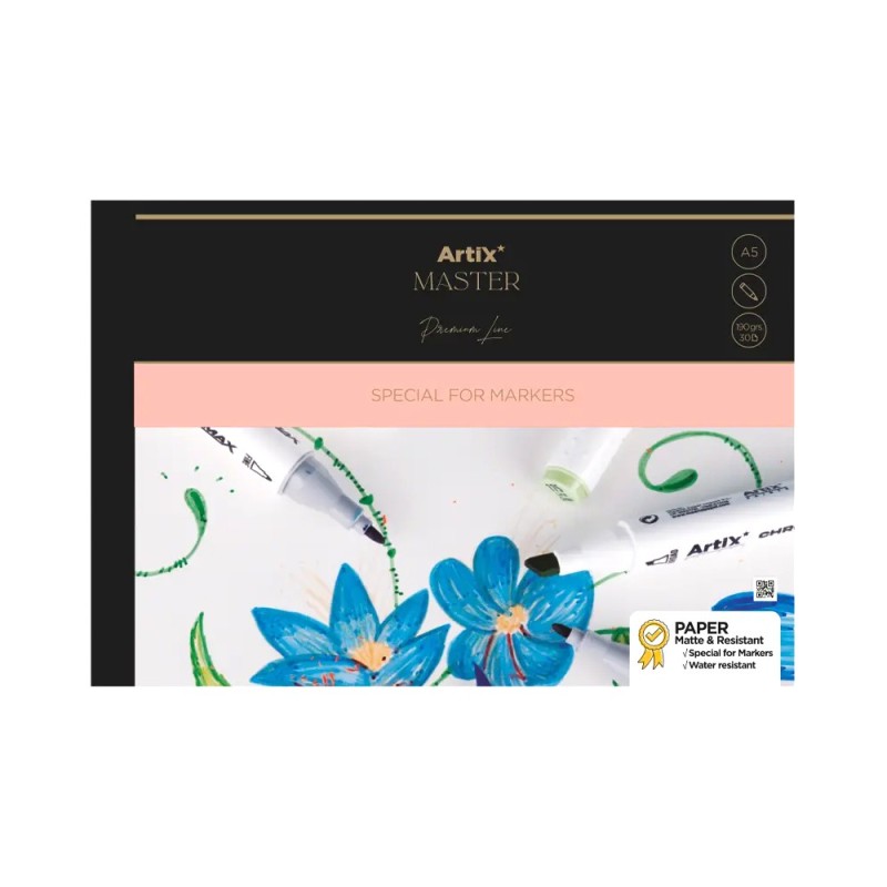 Artix master marker block A5 190g 30 sheets