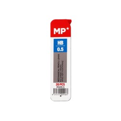 MP wkłady do ołówków automatycznych HB 0.5mm 20 sztuk