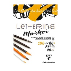 Clairefontaine Lettering Marker block with velin paper 190g