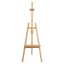 Three-legged pine easel