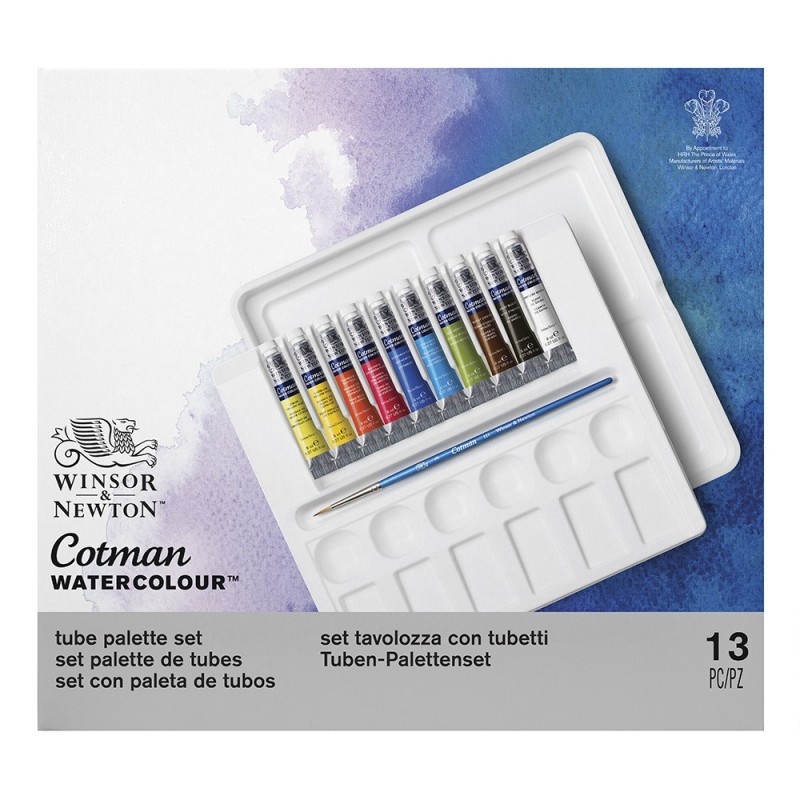 Winsor&Newton cotman palette set farby akwarelowe 10 sztuk - sklep pla