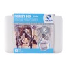 Talens Van Gogh Muted Watercolor Set (1/2-cube), 12 Colors