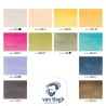 Talens Van Gogh Muted Watercolor Set (1/2-cube), 12 Colors