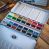 Szmal aquarius a set of 28 watercolors in cube Mona Omrani metal box