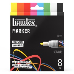 Liquitex Primary Marker 2mm, Set of 8