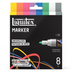 Liquitex Marker Dreamscape 2mm zestaw 8 sztuk
