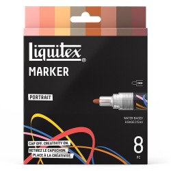 Liquitex Portrait Marker 2mm, Set of 8