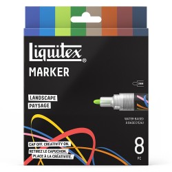 Liquitex Landscape Marker, 2 mm, Set of 8
